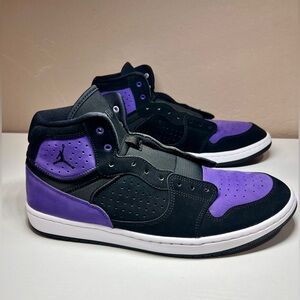 Nike Air Jordan Access – Black/Court Purple AR3762-005 – Size 12 - NO LACES/BOX